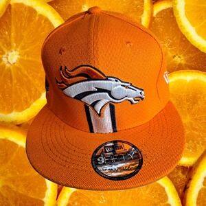 Denver Broncos New Era‎ 9Fifty NFL Orange Snapback Hat Cap Mens